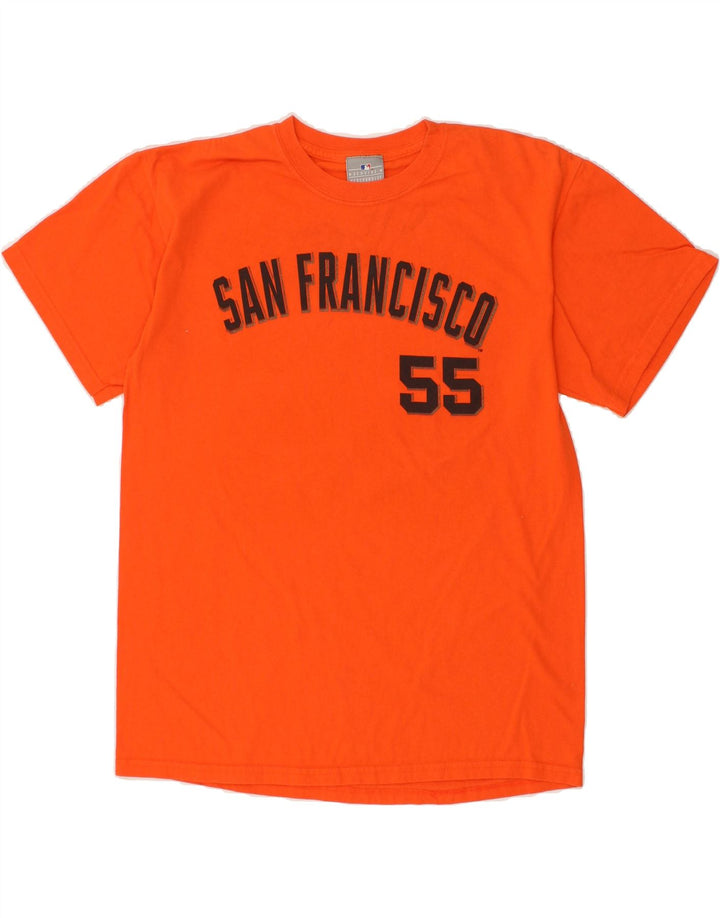 GENUINE MERCHANDISE Mens San Francisco Graphic T-Shirt Top Medium Orange Vintage Genuine Merchandise and Second-Hand Genuine Merchandise from Messina Hembry 
