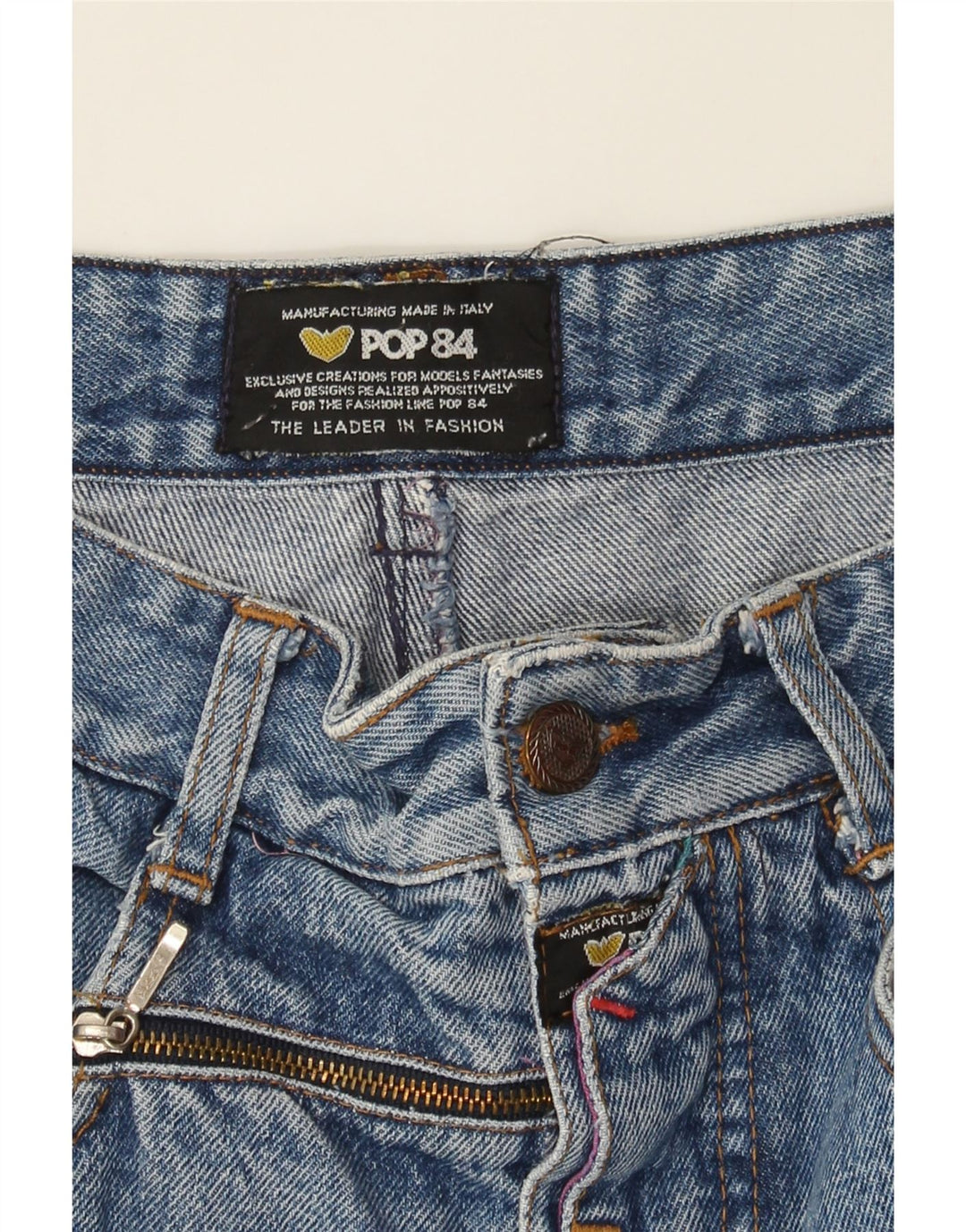 POP 84 Womens Tapered Jeans W30 L32 Blue Vintage POP 84 and Second-Hand POP 84 from Messina Hembry 
