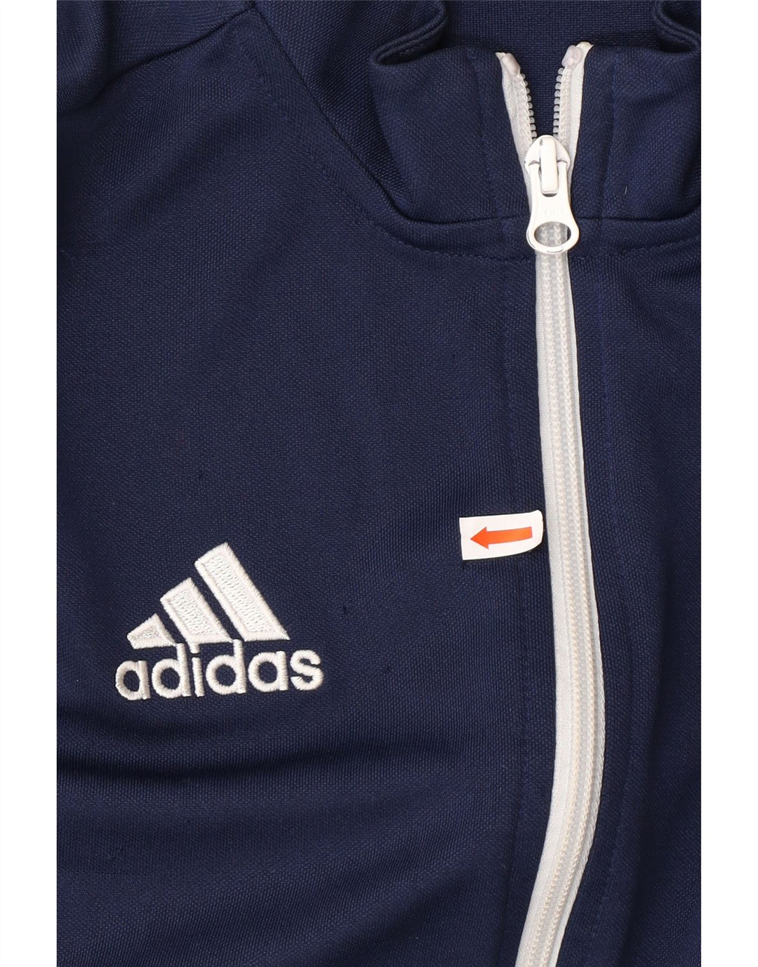 ADIDAS Mens Aeroready Tracksuit Top Jacket Small Navy Blue Polyester