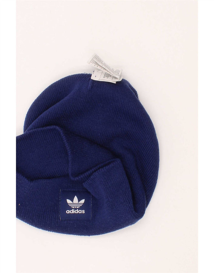 Czapka Adidas Męska Czapka Jeden Rozmiar Niebieski Akryl