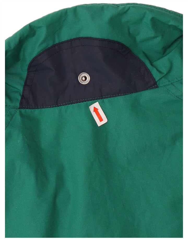 Vintage Herre Windbreaker Jacket UK 42 XL Grøn Polyester