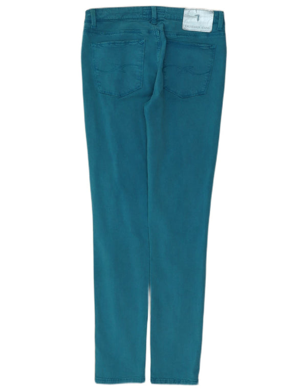Trussardi Damen Skinny Jeans W26 L28 Blaue Baumwolle