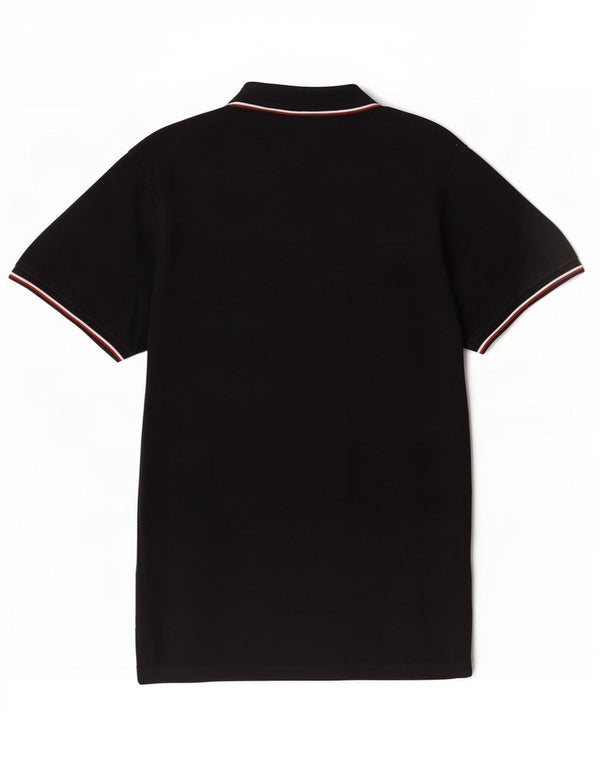 Polo slim fit da uomo Tommy Hilfiger XL in cotone a righe blu navy
