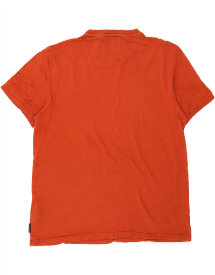 TED BAKER Mens T-Shirt Top Size 3 Medium Red Cotton Vintage Ted Baker and Second-Hand Ted Baker from Messina Hembry 