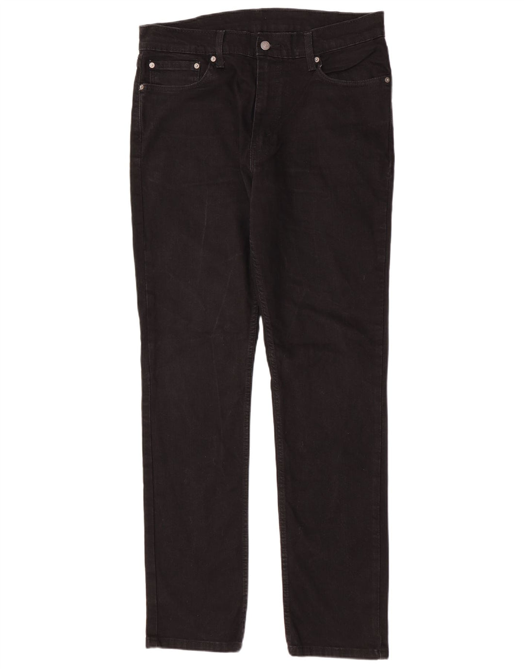 Levi's Mens 511 Slim Jeans W36 L34 Black Cotton