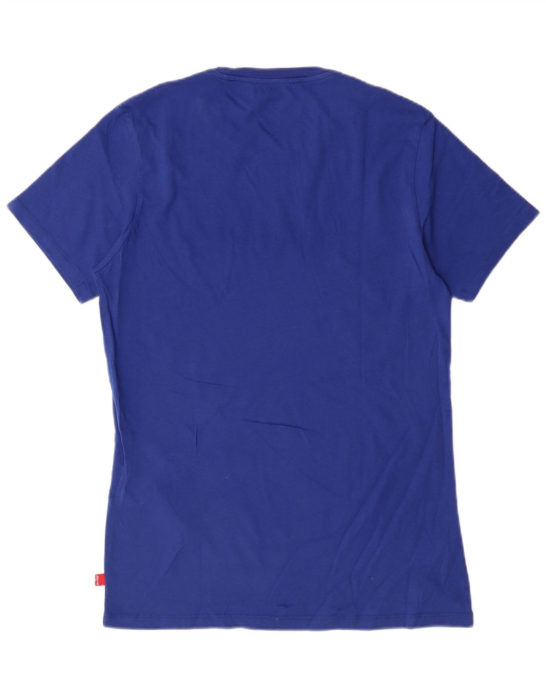 LEVI'S Mens Graphic T-Shirt Top Small Blue Cotton