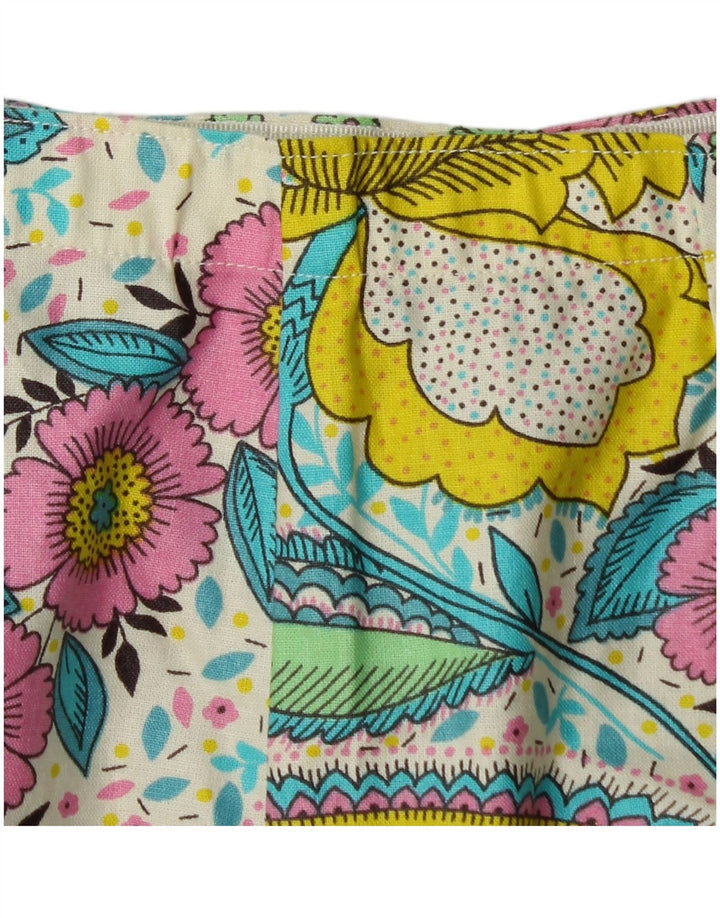 VINTAGE Womens A-Line Skirt W30 Medium Multicoloured Floral
