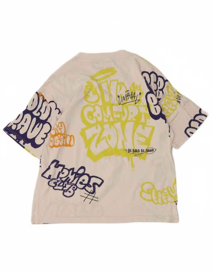 ZARA Boys Graphic T-Shirt Top 13-14 Years White