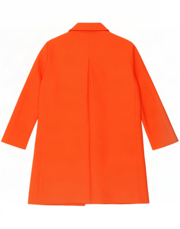 Benetton Abrigo De Manga 3/4 Para Mujer UK 8 Small Rojo