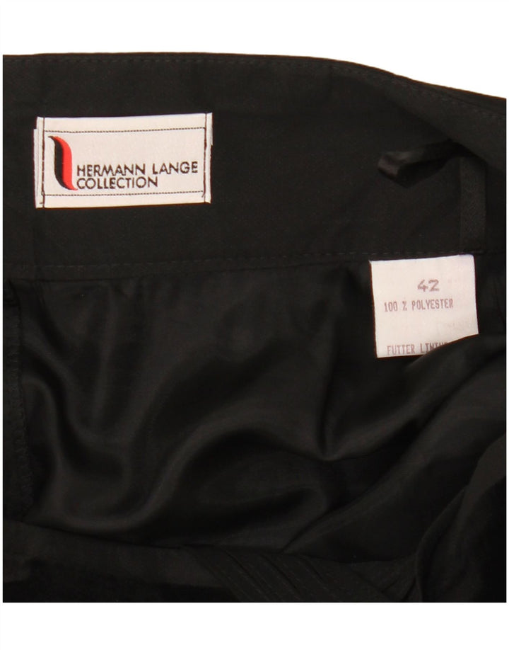 Spódnica damska Hermann Lange w kształcie litery A IT 42 Medium W30 Czarny poliester