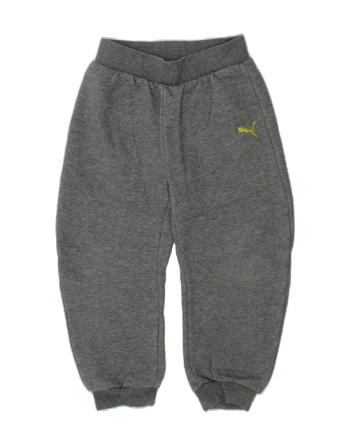PUMA Boys Tracksuit Trousers Joggers 3-4 Years  Grey Vintage Puma and Second-Hand Puma from Messina Hembry 