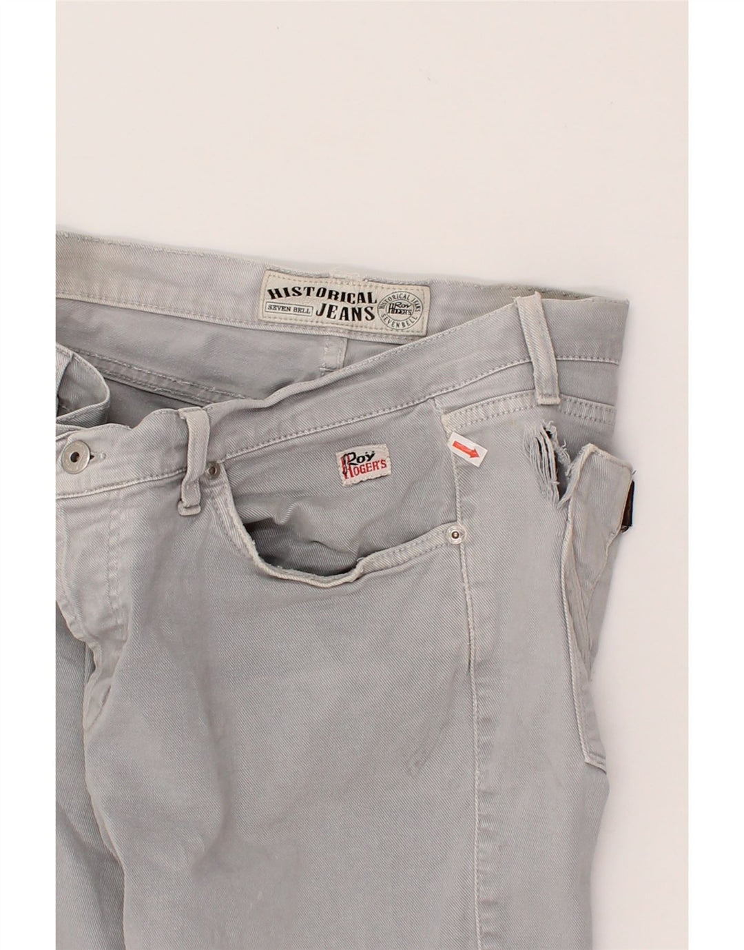 ROY ROGERS Womens Straight Jeans W36 L30 Grey Cotton Vintage Roy Rogers and Second-Hand Roy Rogers from Messina Hembry 