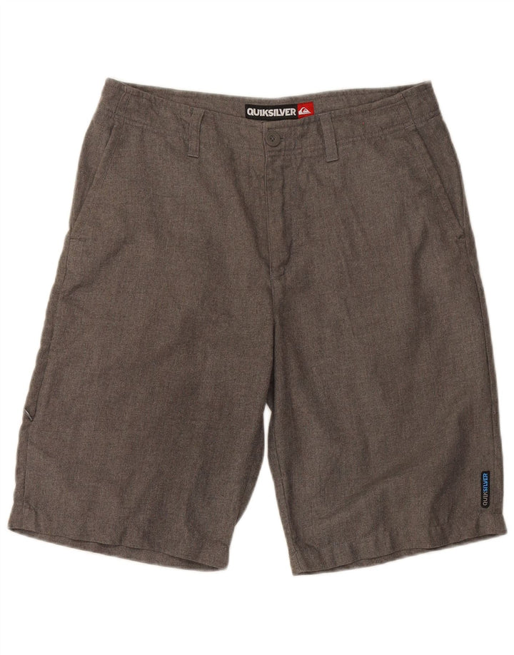 Quiksilver Mens Chino Shorts W33 Medium Grey Polyester