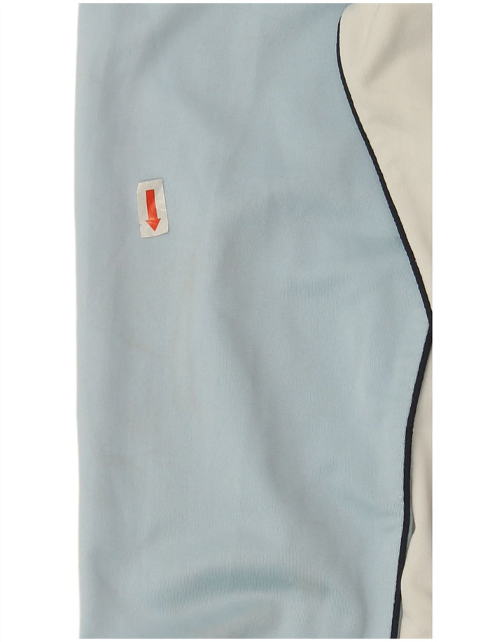 Champion Womens Tracksuit Top Jacket UK 14 Large Blue Colourblock Polyester