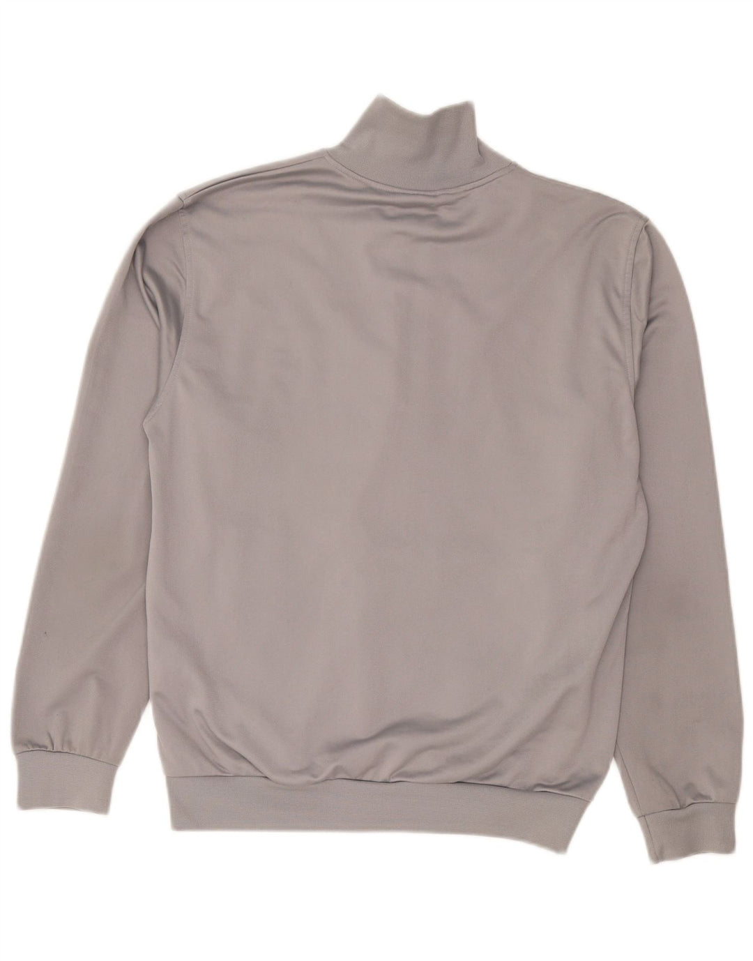 Adidas Mens Tracksuit Top Jacket Large Grey Polyester
