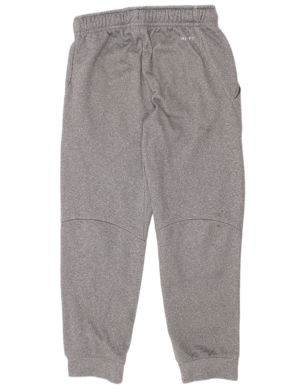 Nike Pantalon de survêtement Dri Fit pour garçon 5-6 ans Gris moyen moucheté