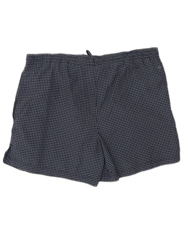 Umbro Herre Sportshorts UK 30/32 Small Navy Blue Check Nylon