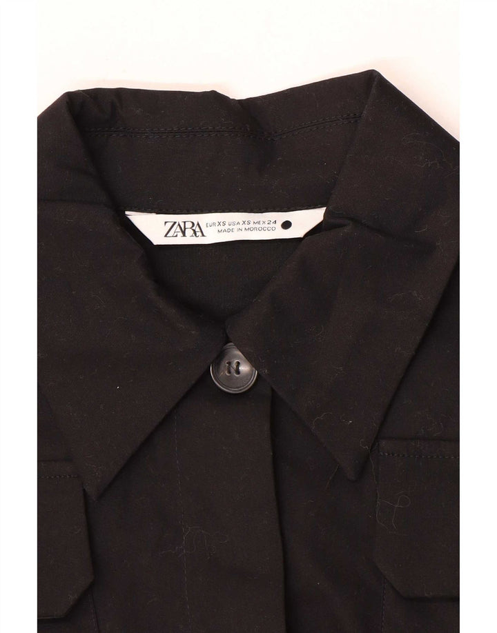 Zara Womens Bolero Jacket UK 6 XS Black
