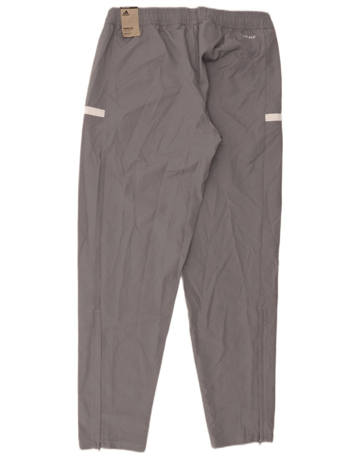 Adidas Damen Graphic Trainingshose UK 12/14 Mittelgraues Polyester