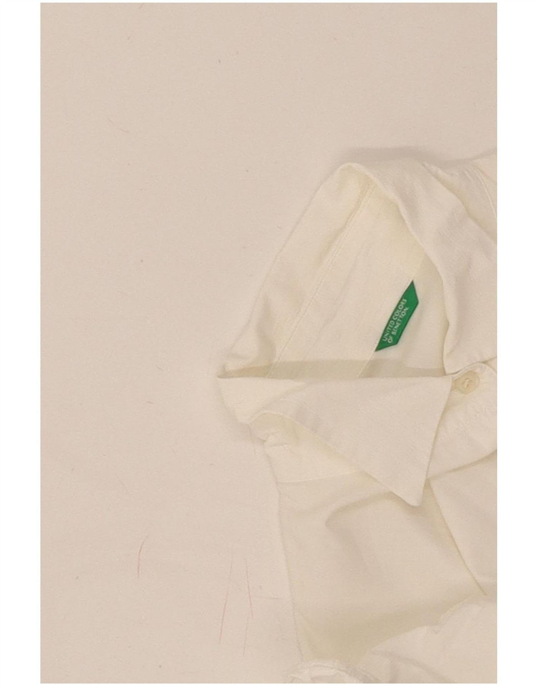 Camicia da donna Benetton UK 16 grande bianca