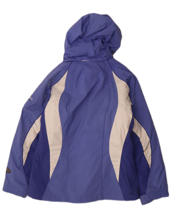 Columbia Damen Interchange Windjacke UK 10 Small Blue Colourblock
