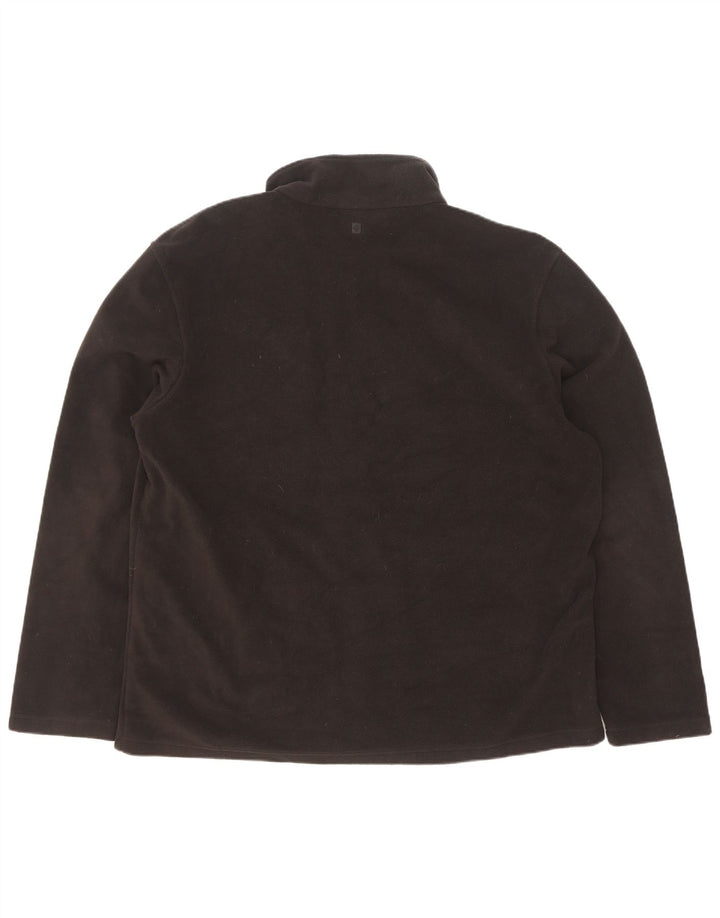 Mountain Warehouse Mens Fleece Jacket UK 44 2XL Black Polyester