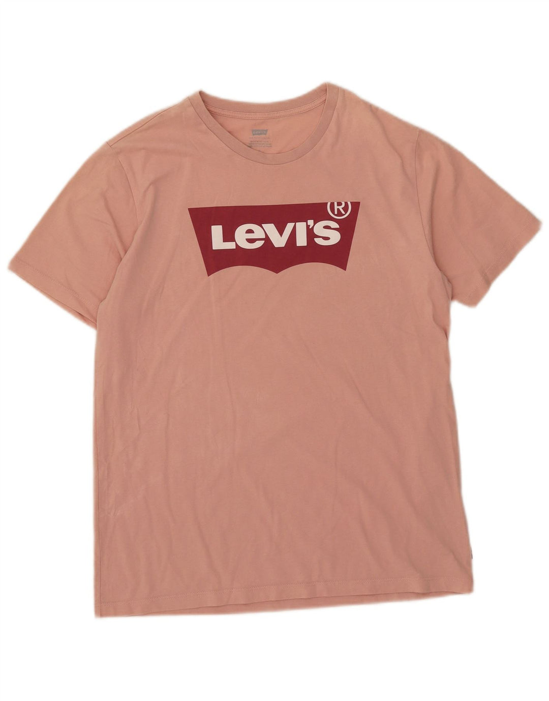 Levi's Mens Graphic T-Shirt Top Medium Pink Cotton