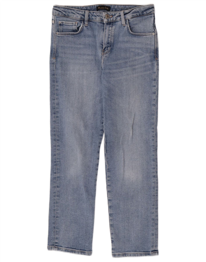 Massimo Dutti Womens Straight Jeans EU 38 Small W28 L27 Blue