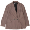 Zara Γυναικείο Μπουφάν Μπλέιζερ Oversized UK 10 Small πολύχρωμο Houndstooth
