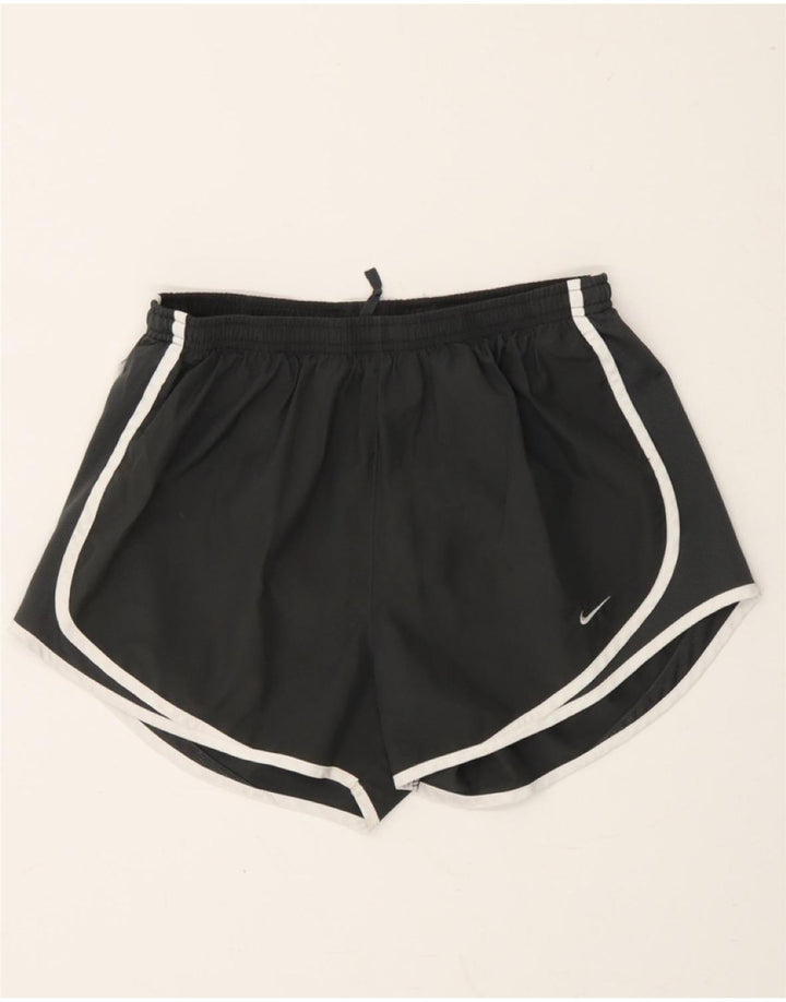 NIKE Womens Sport Shorts UK 12 Medium Grey Polyester Vintage Nike and Second-Hand Nike from Messina Hembry 