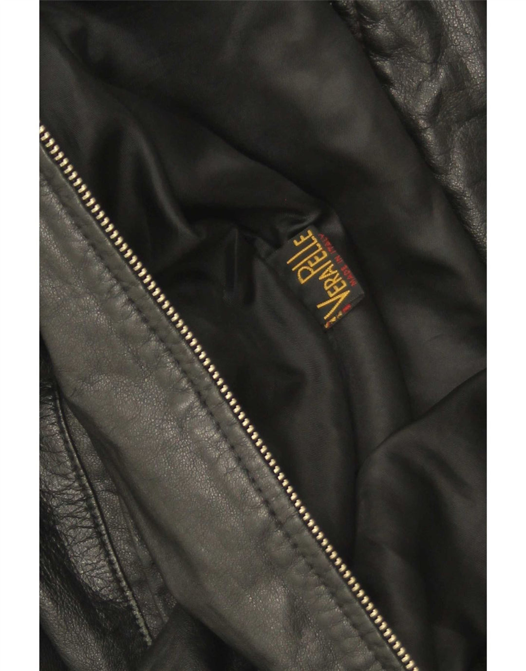 Vintage herre læderjakke UK 38 Medium Black