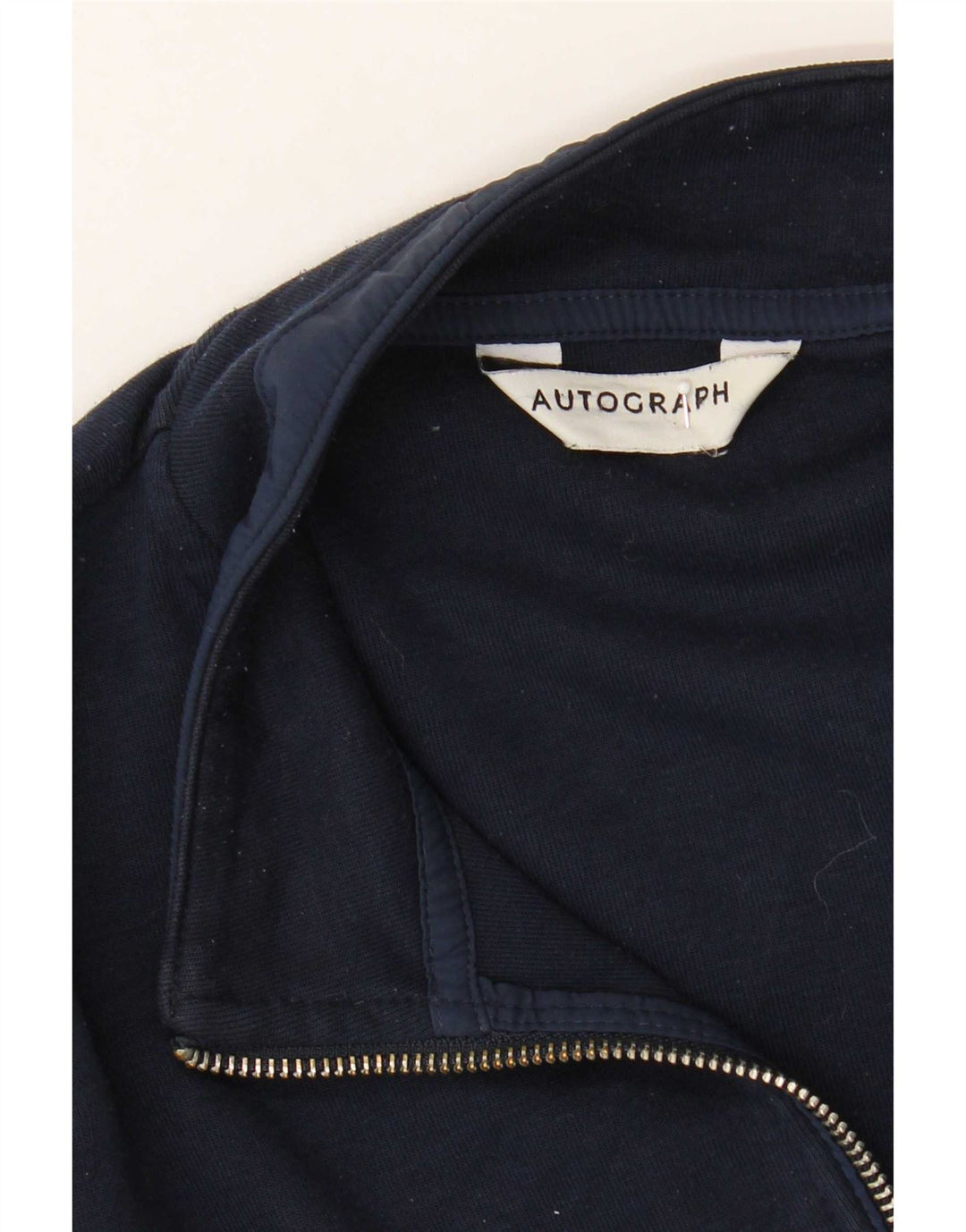 Marks & Spencer Mens Autograph Tracksuit Top Jacket Small Navy Blue
