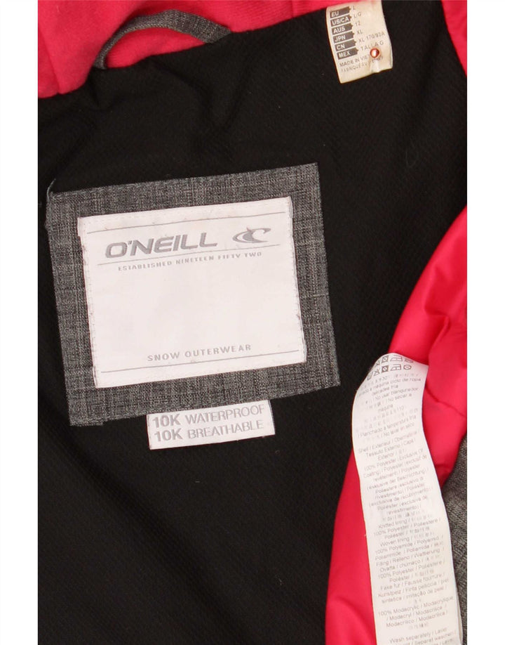 O'Neill Mens Hooded Parka Jacket UK 40 Large Grey Polyester