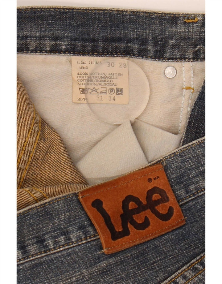 Lee Herre løse jeans W31 L28 blå bomuld