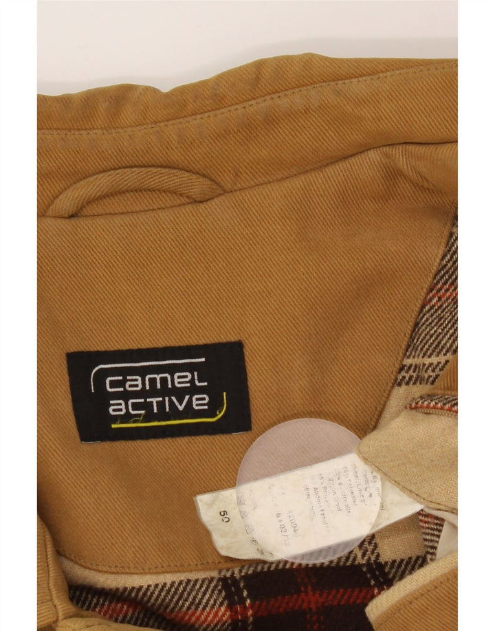 CAMEL ACTIVE Herren Bomberjacke IT 50 Große braune Baumwolle