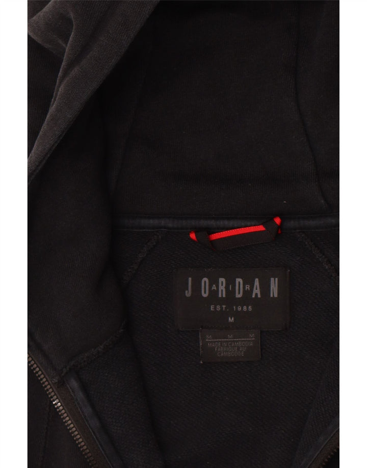 Jordan Mens Zip Hoodie Sweater Medium Black