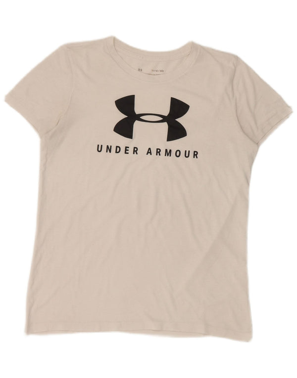 Ανδρικό γραφικό μπλουζάκι Under Armour Top Medium White