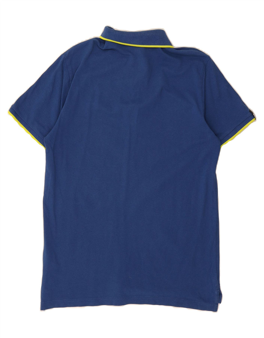 PUMA Mens Polo Shirt Medium Blue Cotton Vintage Puma and Second-Hand Puma from Messina Hembry 