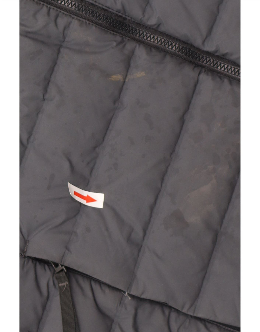 ADIDAS Chaqueta acolchada con capucha para hombre UK 38 Poliéster gris medio