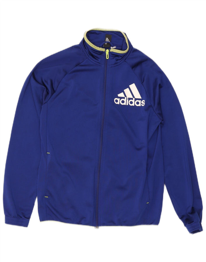 Chłopięca bluza dresowa Adidas Graphic 13-14 lat niebieska