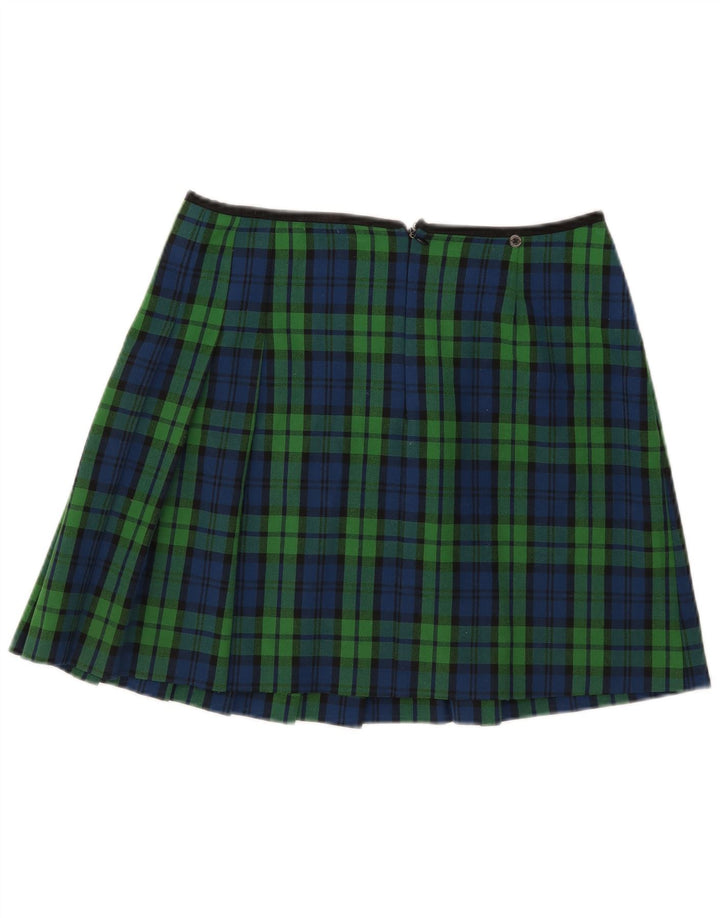 Penny Black Mini jupe femme W31 à carreaux vert moyen