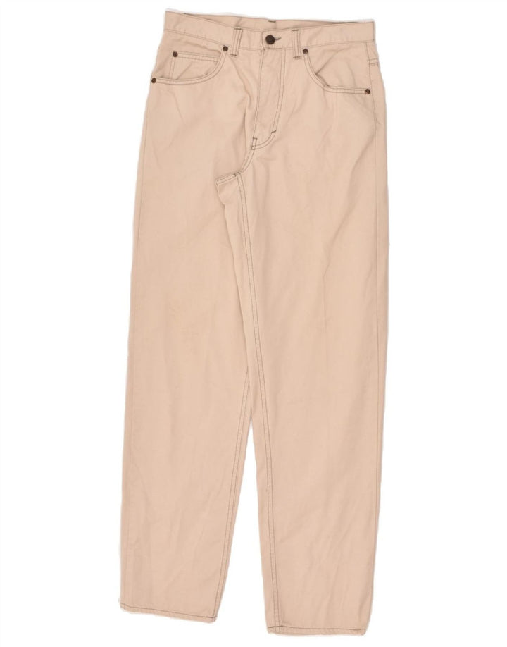 BENETTON Womens Tapered Casual Trousers IT 44 Medium W28 Beige Cotton | Vintage Benetton | Thrift | Second-Hand Benetton | Used Clothing | Messina Hembry 