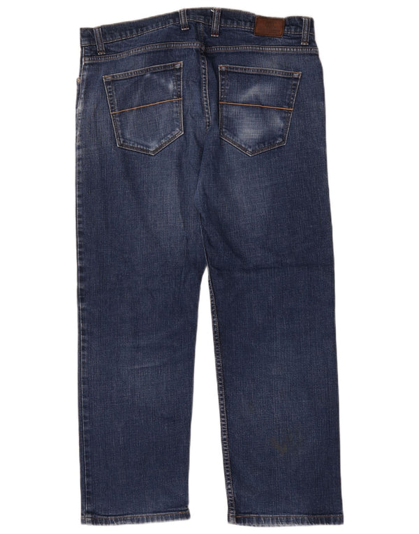 Marks & Spencer Mens Blue Harbour Straight Jeans W38 L29 Blue Cotton