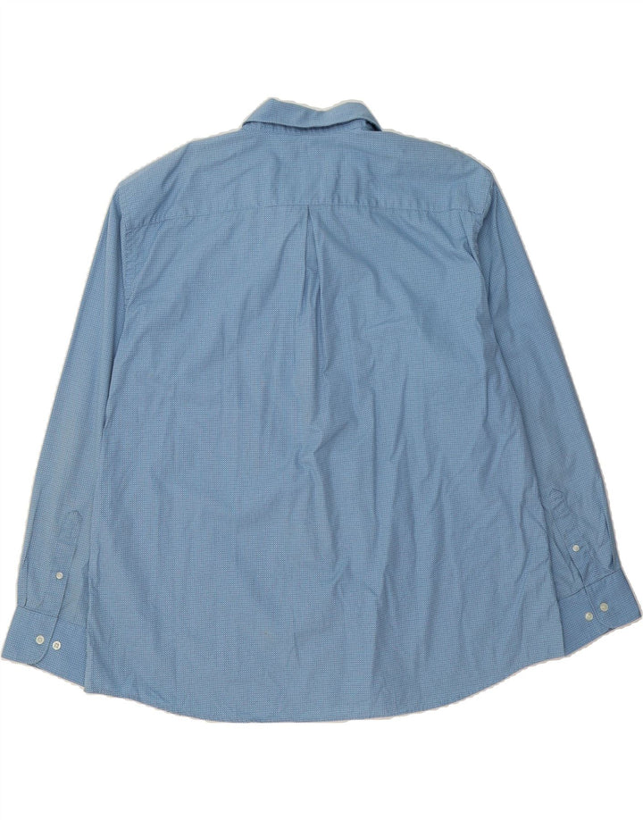 DOCKERS Mens Big & Tall Shirt 2XL Blue Check Cotton Vintage Dockers and Second-Hand Dockers from Messina Hembry 
