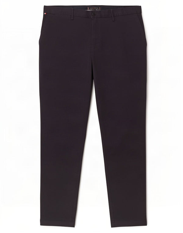 Tommy Hilfiger Herren gerade Chinohose W36 L32 Marineblau Baumwolle