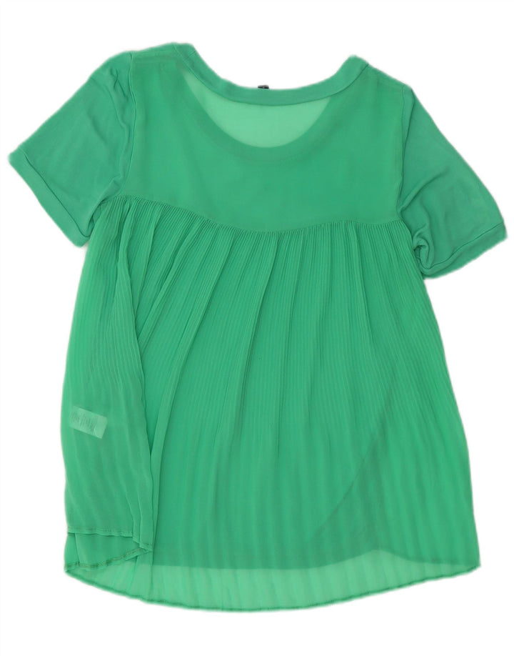 French Connection Damebluse Top UK 10 Lille grøn viskose