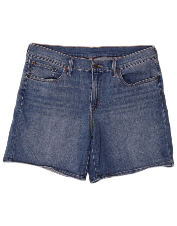 Levi's Damen Jeansshorts W30 mittelblaue Baumwolle