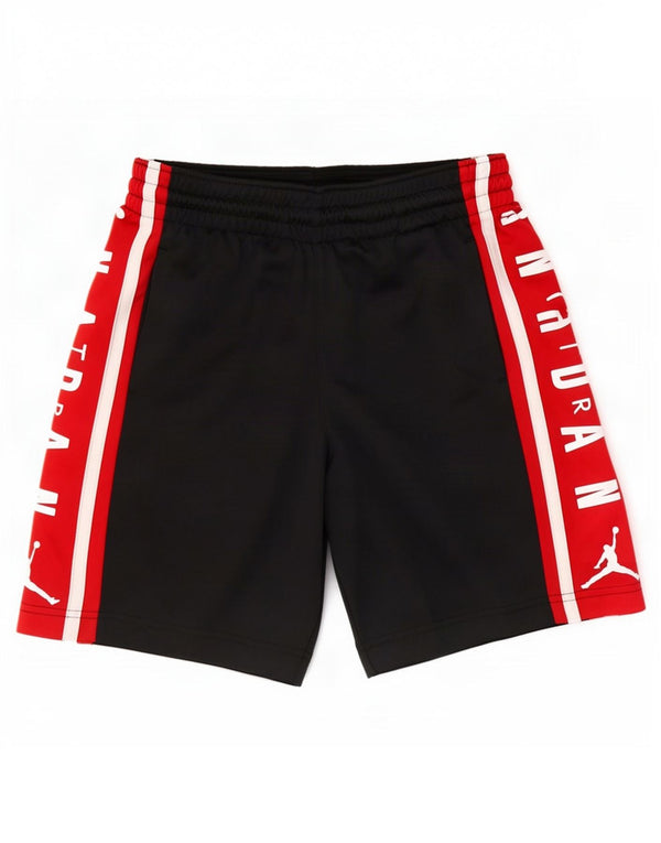 Jordan Boys Dri Fit grafiske sportsshorts 8-9 år Small Black Colourblock
