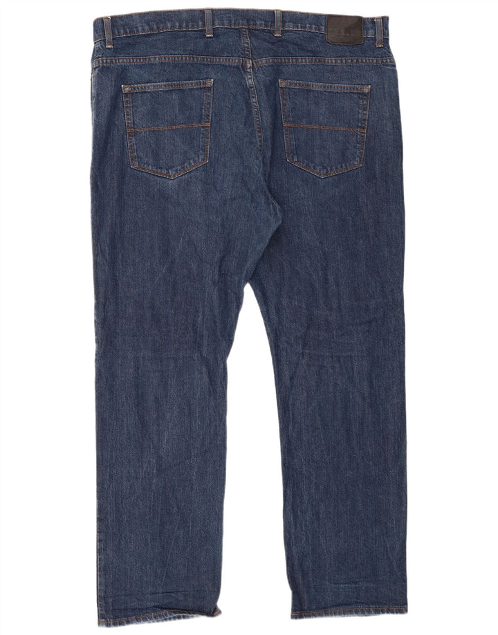 Marks & Spencer Mens Regular Straight Jeans W42 L31 Blue Cotton