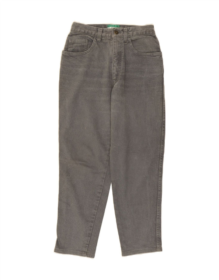 MOSCHINO Womens Cropped Jeans W27 L24 Grey Cotton Vintage Moschino and Second-Hand Moschino from Messina Hembry 